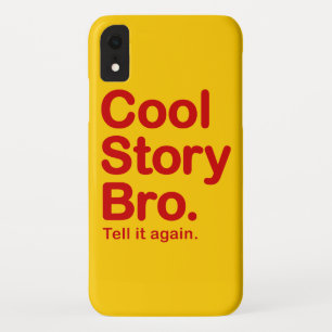 Coque Pour iPhone XR Histoire fraîche Bro. À peine là cas de contact