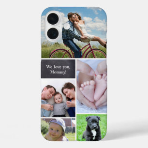 Coque Pour iPhone 16 Plus Histoires de famille personnalisées Collage photo