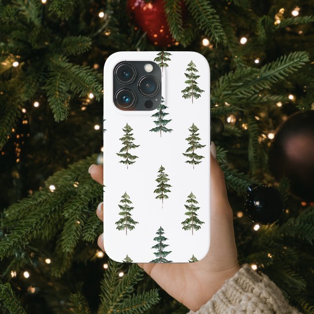 Coques Case-Mate iPhone Hiver branché | Motif d'arbre de Noël (Créateur téléchargé)
