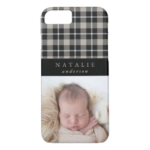 Case-Mate iPhone Case Hiver de photo personnalisé par contrôle de tartan