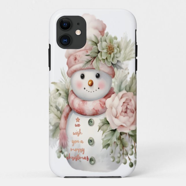 Coques Case-Mate iPhone Hiver fleuri (Dos)