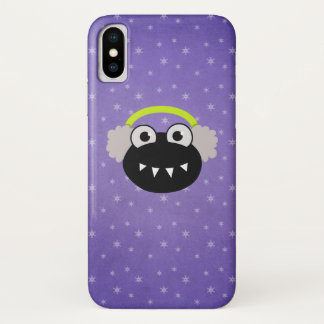 Coques Pour iPhone Hiver mignon pourpre d'Earflaps d'insecte de bande