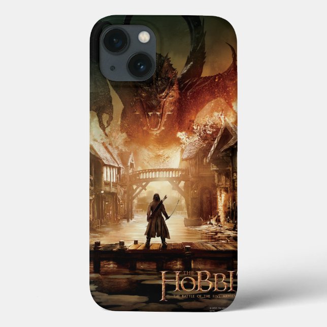 Coques Case-Mate iPhone Hobbit - Poster du film de Laketown (Verso)