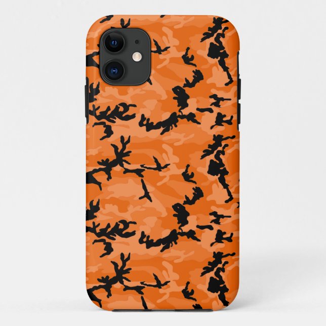 Coques Case-Mate iPhone HOC Orange Halloween Edition Camo (Dos)