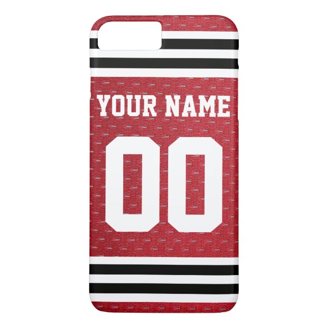 Coques Case-Mate iPhone Hockey customisé Jersey de sports (Dos)