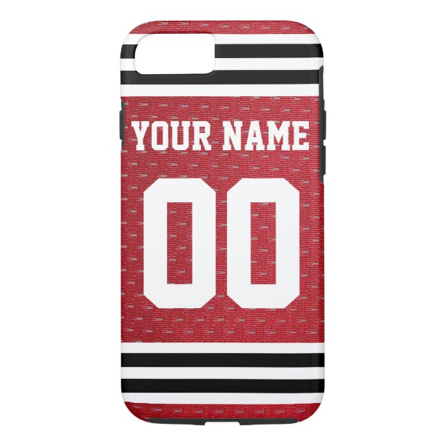 Coques Case-Mate iPhone Hockey customisé Jersey de sports (Dos)