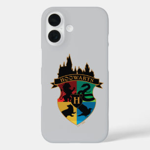 Coque Pour iPhone 16 HoGWARTS™ Castle Crest House Insigne de fierté