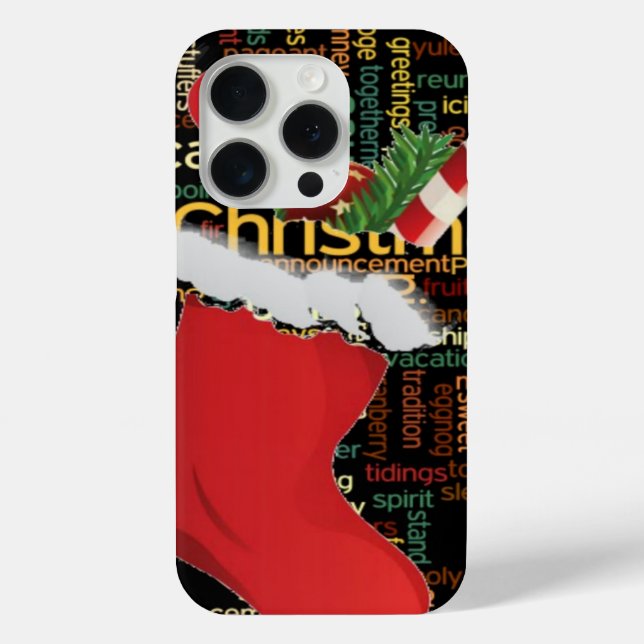 Coques Case-Mate iPhone HoHo ! Merry Christmas TOXITS et Happy New Year (Verso)