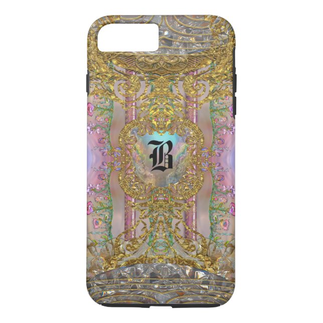 Coques Case-Mate iPhone Hollinger Girly Joli Monogramme 7 Plus (Dos)