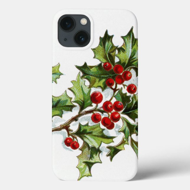 Coques Case-Mate iPhone Holly Berries 001 (Verso)