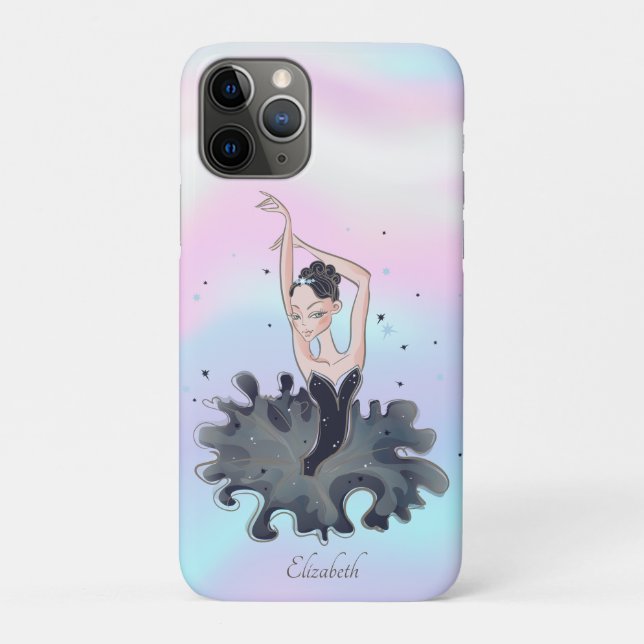 Coques Case-Mate iPhone Holographie élégante Ballerina fille (Dos)