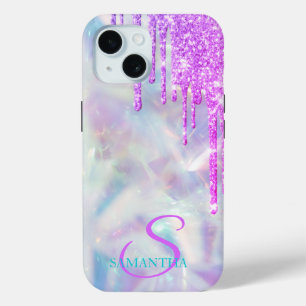 Coque Case-Mate iPhone Holographie Ombre Cool de Parties scintillant tend