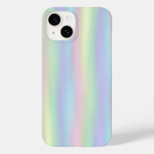 Coque Case-Mate iPhone Holographie Pastel Rainbow   Boîtier téléphonique
