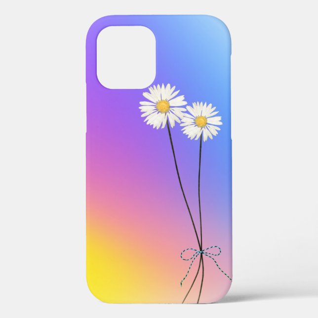 Coques Case-Mate iPhone Holographique Abstrait et marguerites Coque-Mate i (Verso)