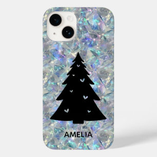 Coque Case-Mate iPhone Holographique Opal Pierre Arrière - plan Fêtes Nom