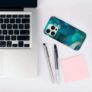 Coque Case-Mate iPhone Holographique Turquoise Dream Marble iPhone 15 Pro