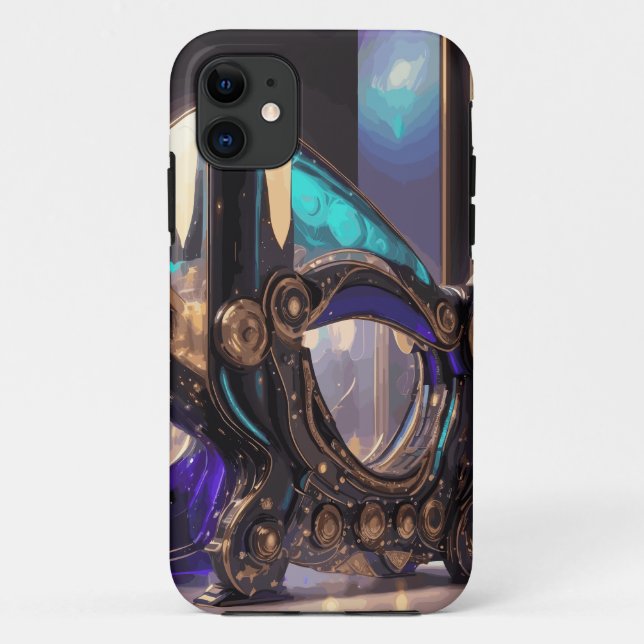 Coques Case-Mate iPhone HoloSpectra Futuriste Illusion Holographique Art (Dos)