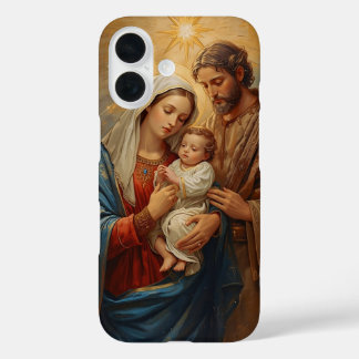 Coque Pour iPhone 16 Holy Family Christmas Phone Case For Faithful Holi