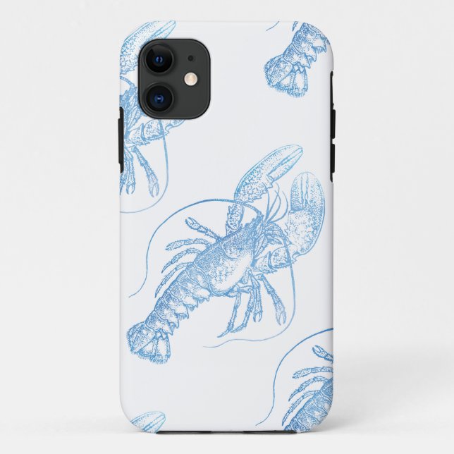 Coques Case-Mate iPhone Homard bleu (Dos)