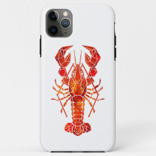 Case-Mate iPhone Case Homard polygonal rouge