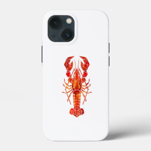 Case-Mate iPhone Case Homard polygonal rouge