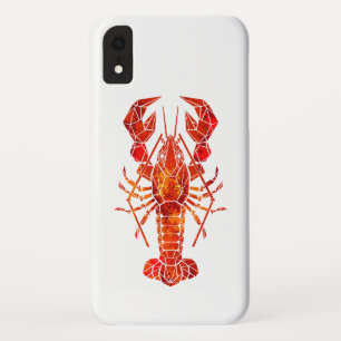 Case-Mate iPhone Case Homard polygonal rouge