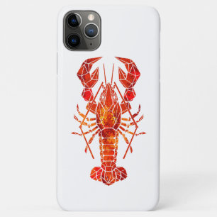 Case-Mate iPhone Case Homard polygonal rouge