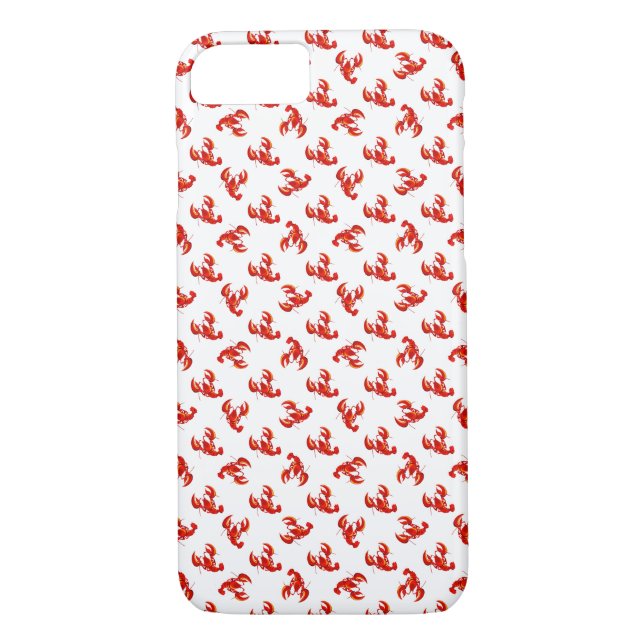 Coques Case-Mate iPhone Homards rouges mignons (Dos)