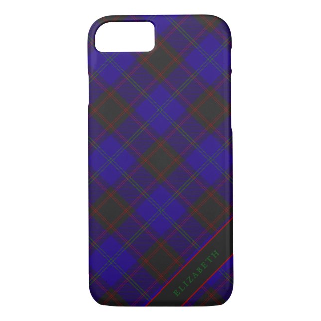 Coques Case-Mate iPhone Home Hume Clan Tartan Scottish Plaid (Dos)