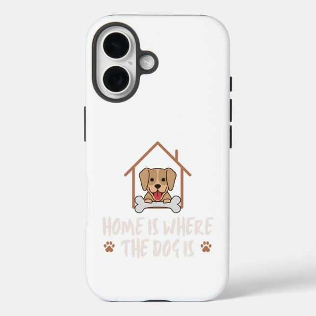 Coques Case-Mate iPhone Home is the Dog is (Verso)