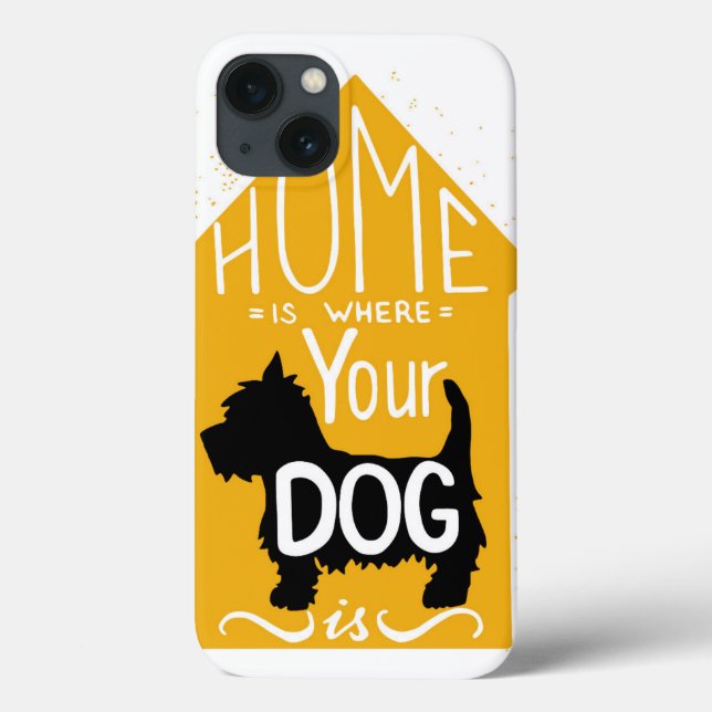 Coques Case-Mate iPhone Home Is Where The Dog Is (Verso)
