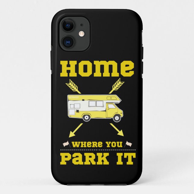 Coques Case-Mate iPhone HOME IS WHERE YOU PARK IT DE LIfe (Dos)