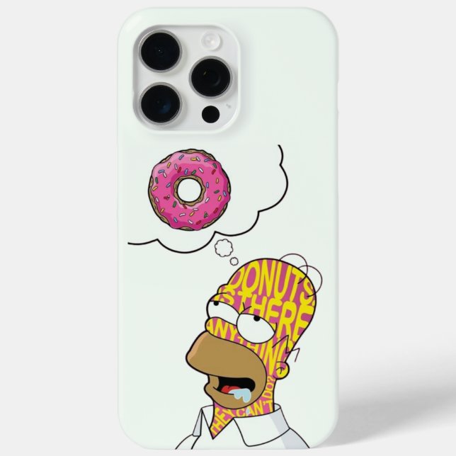 Coques Case-Mate iPhone Homer's Dream Donut iPhone 15 Pro Case (Verso)