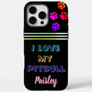 Coque iPhone 16 Pro Max Hommage à Pitbull, Paisley