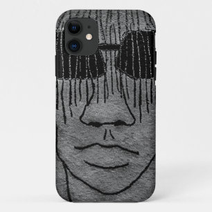 Case-Mate iPhone Case Homme avec lunettes portrait dessin