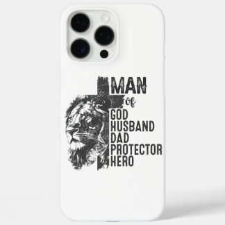 Coque iPhone 16 Pro Max Homme de Dieu