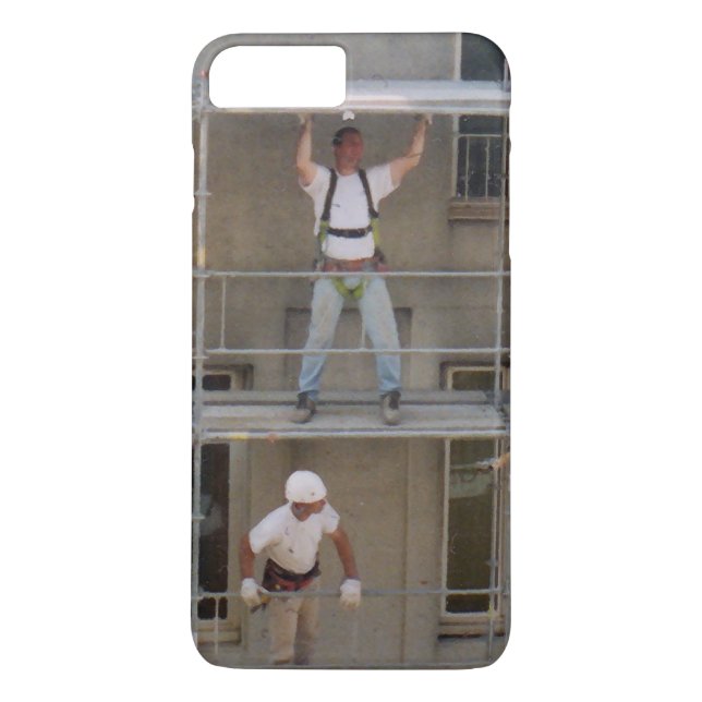 Coques Case-Mate iPhone Hommes à l'échafaudage (Dos)