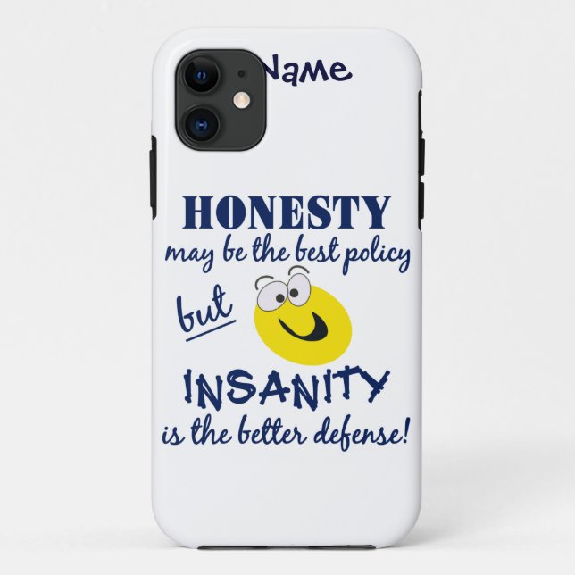 Coques Case-Mate iPhone Honesty vs. Insanity personnalisé iPhone 5 Coque-M (Dos)