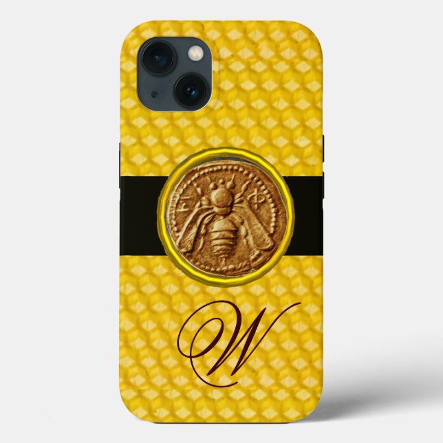 COQUES Case-Mate iPhone HONEY BEE, MONOGRAMME DE L'OEUVRE (Verso)