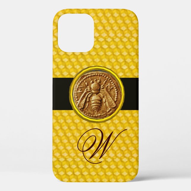 COQUES Case-Mate iPhone HONEY BEE, MONOGRAMME DE L'OEUVRE (Verso)