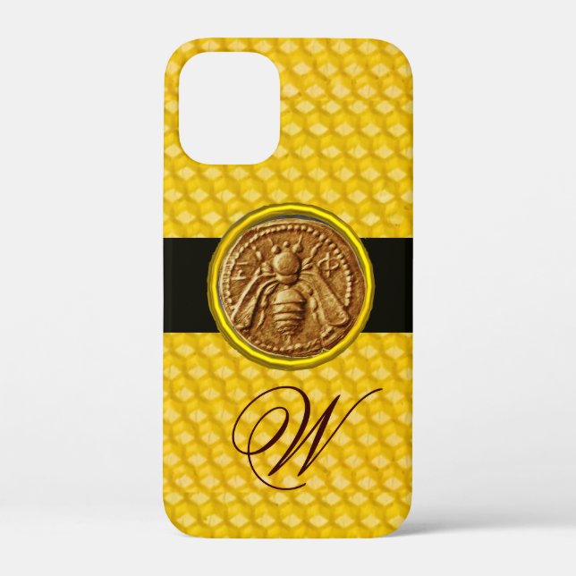 COQUES Case-Mate iPhone HONEY BEE, MONOGRAMME DE L'OEUVRE (Verso)