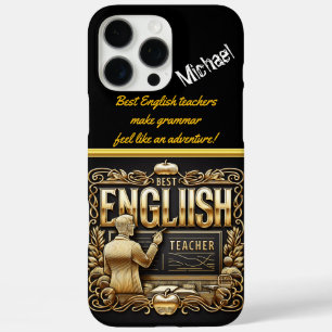 Coque iPhone 16 Pro Max Honorer un professeur d'anglais remarquable