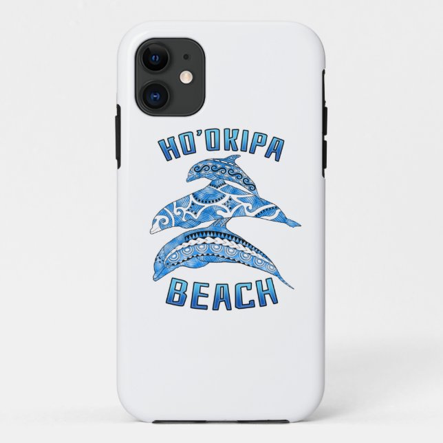 Coques Case-Mate iPhone Ho'okipa Hawaii Dauphins tribaux de vacances (Dos)