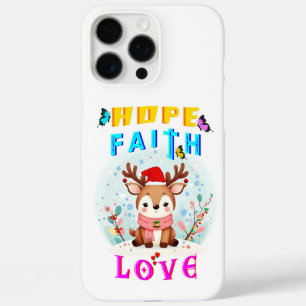 Coque iPhone 16 Pro Max Hope Faith Love