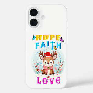 Coque Pour iPhone 16 Hope Faith Love