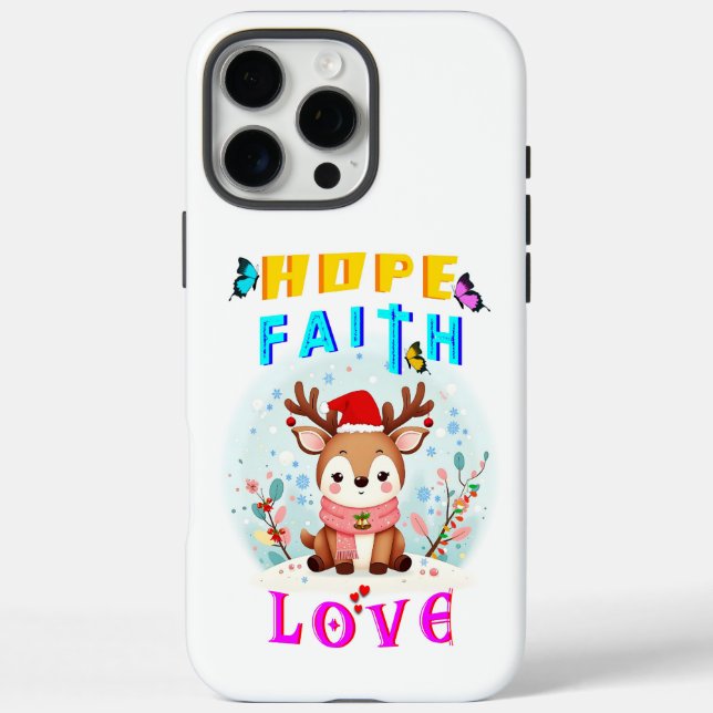 Coques Case-Mate iPhone Hope Faith Love (Verso)