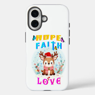 Coque Pour iPhone 16 Hope Faith Love