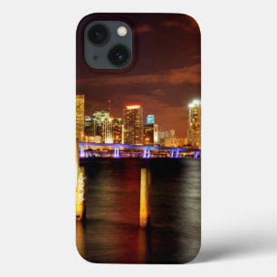 Coque Case-Mate iPhone Horizon de Miami la nuit, la Floride