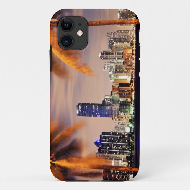 Coques Case-Mate iPhone Horizon des Etats-Unis, la Floride, Miami au (Dos)