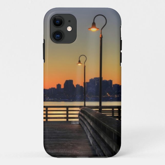 Coques Case-Mate iPhone Horizon du centre de Seattle Washington (Dos)